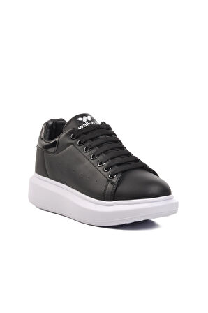 Walkway Damascus Geniş Kalıp Siyah-Beyaz Unisex Sneaker