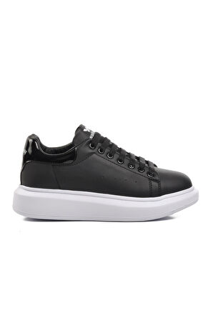 Walkway Damascus Geniş Kalıp Siyah-Beyaz Unisex Sneaker