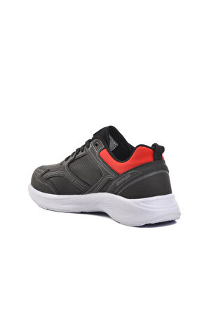 Slazenger Gima Siyah-Kırmızı Erkek Spor Ayakkabı