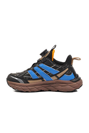 Pepino 1843-F Siyah-Sarı Misini Bağcıklı Unisex Çocuk Sneaker
