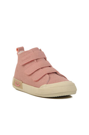 Walkway Pudra Unisex Cırtlı Çocuk Sneaker Walkway 34-P