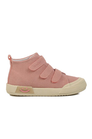 Walkway Pudra Unisex Cırtlı Çocuk Sneaker Walkway 34-P