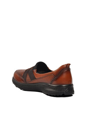 Ayakmod 017-L Taba Hakiki Deri Kadın Günlük Ayakkabı