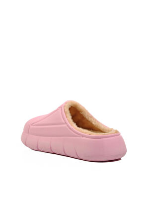 Ayakmod 712 Pembe İçi Kürklü Kadın Ev Terlik