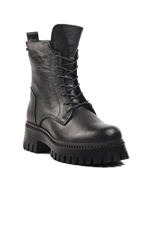 Venüs 2251811K Siyah Hakiki Deri İçi Polarlı Kadın Bot