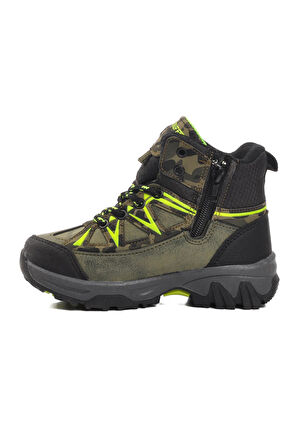 Ayakmod2301 P Haki Kamuflaj Çocuk Outdoor Bot