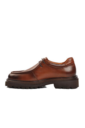 Ayakmod Premium 170 M Taba Hakiki Deri Erkek Günlük Ayakkabı