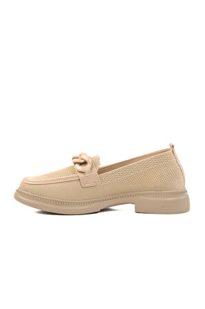 Ayakmod 261191 Z Bej Triko Kadın Günlük Ayakkabı