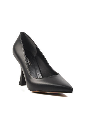 Ayakmod 284083 Z Siyah  Kadın Topuklu Ayakkabı Stiletto