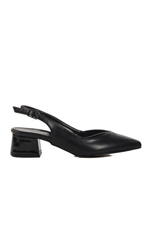 Ayakmod 357115 Z Siyah  Kadın Topuklu Ayakkabı Stiletto