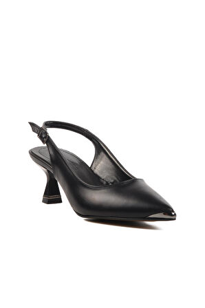 Ayakmod 357140 Z Siyah  Kadın Topuklu Ayakkabı Stiletto