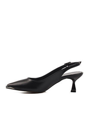 Ayakmod 357140 Z Siyah  Kadın Topuklu Ayakkabı Stiletto