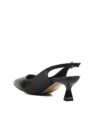 Ayakmod 357140 Z Siyah  Kadın Topuklu Ayakkabı Stiletto