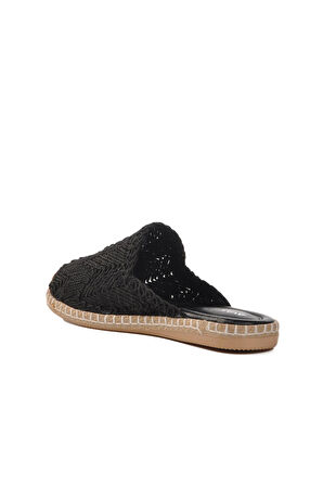 Ayakmod 542042 Z Siyah Tekstil Kadın Terlik