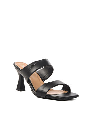 Ayakmod 576006 Z Siyah Kadın Topuklu Terlik