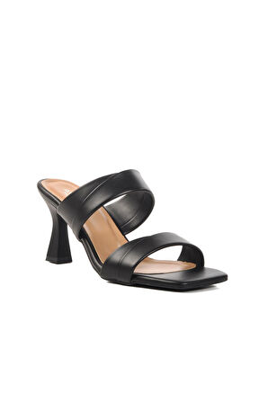 Ayakmod 576006 Z Siyah Kadın Topuklu Terlik