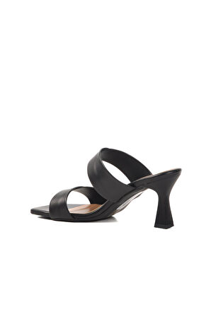 Ayakmod 576006 Z Siyah Kadın Topuklu Terlik