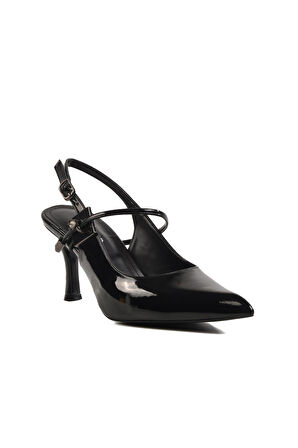 Ayakmod 658228 Z Siyah Kadın Topuklu Ayakkabı