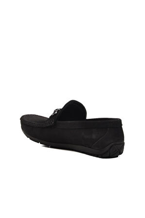 Ayakmod 505454 M Siyah Nubuk Erkek Günlük Ayakkabı Loafer 