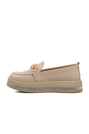 346201 Z Bej  Kadın Günlük Ayakkabı