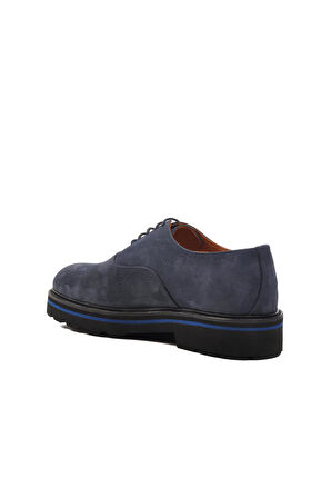 Ayakmod Premium 2875 M Lacivert Nubuk Hakiki Deri Erkek Günlük Ayakkabı