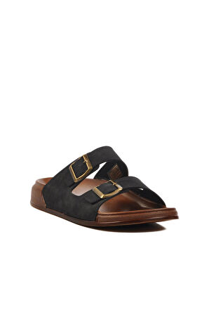 Pierre Cardin PC-7411 M Siyah  Erkek Terlik
