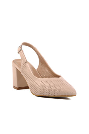 Pierre Cardin PC-54727 Z Krem Kadın Abiye Ayakkabı Stiletto