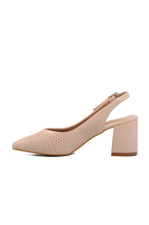Pierre Cardin PC-54727 Z Krem Kadın Abiye Ayakkabı Stiletto