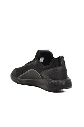 Siyah Fileli Hafif Unisex Spor Ayakkabı Dera 640 G