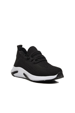 Siyah Hafif Unisex Çocuk Spor Ayakkabı Pına 151 F
