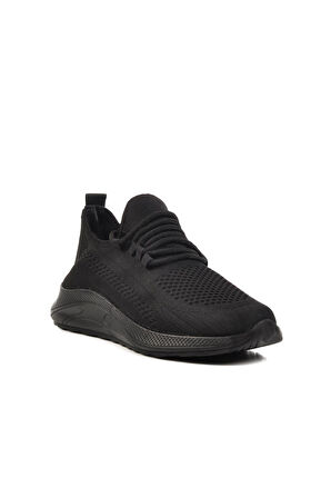 Siyah Triko Hafif Unisex Spor Ayakkabı Pına 101 G