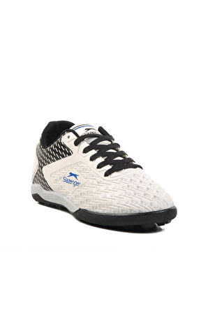 Slazenger Cycle G Halısaha Beyaz-Siyah Çocuk Halı Saha Ayakkabısı