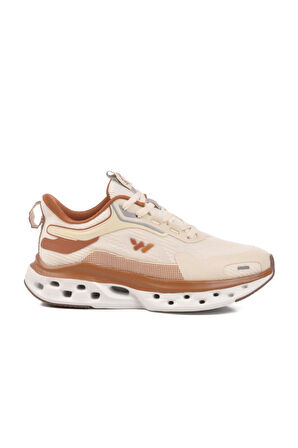 Bej Memory Foam Hafif Fileli Sneaker Nora G