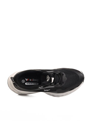Siyah Memory Foam Hafif Fileli Sneaker Nora G