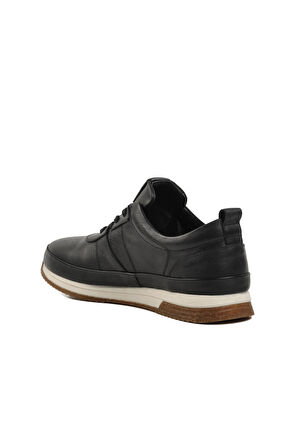 Ayakmod 5Y2119-2304 M Siyah Hakiki Deri Erkek Günlük Ayakkabı
