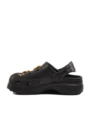 Siyah Hafif Kız Çocuk Sabo Terlik 205 F