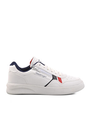 Slazenger Majority M Beyaz-Lacivert Erkek Sneaker