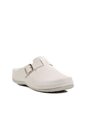 Beyaz Anatomik Erkek Sabo Terlik 52.002 M