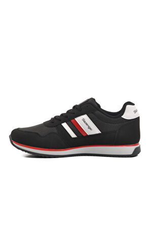 Slazenger Origin M Siyah-Kırmızı Fileli Erkek Spor