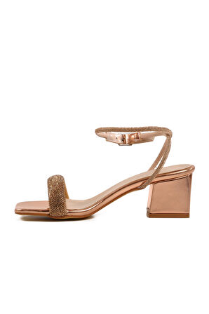 Pierre Cardin PC-54670 Z Rose Taşlı Kadın Abiye Sandalet