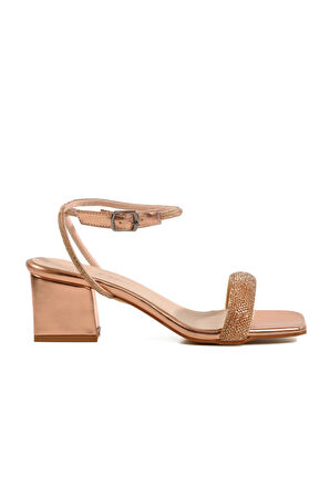 Pierre Cardin PC-54670 Z Rose Taşlı Kadın Abiye Sandalet