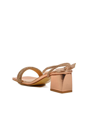 Pierre Cardin PC-54670 Z Rose Taşlı Kadın Abiye Sandalet