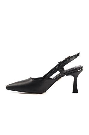Pierre Cardin PC-54723 Z Siyah Kadın Abiye Ayakkabı Stiletto
