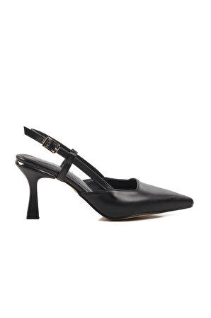Pierre Cardin PC-54723 Z Siyah Kadın Abiye Ayakkabı Stiletto