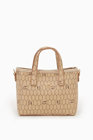 930163 Çanta Vizon  Kadın Omuz Çantası Levidor 