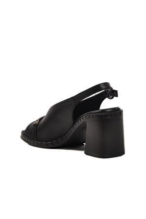 Siyah Kadın Topuklu Ayakkabı Venüs 2511902Y Z 