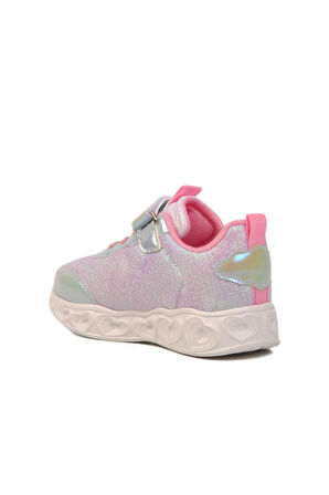 Gümüş Işıklı Kız Çocuk Spor Ayakkabı Yuki P