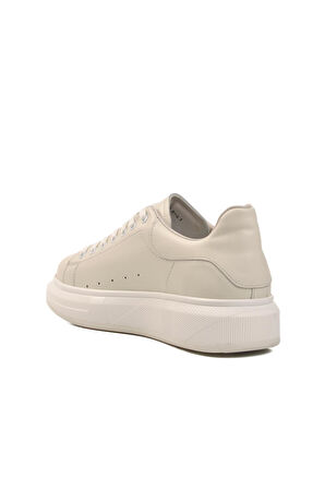 Hakiki Deri Erkek Beyaz Sneaker Marcomen 152-21028 M 