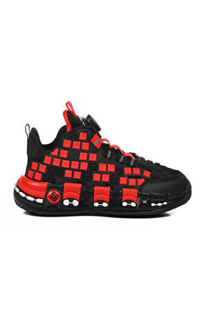 Kırmızı Misina Bağcıklı Bilek Boy Erkek Çocuk Sneaker 1974 F