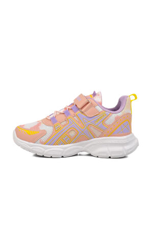  Pudra-Lila Çocuk Spor Ayakkabı Ruffon 2351 F